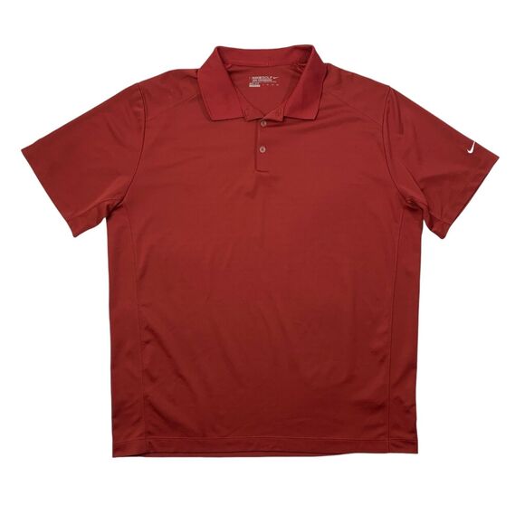 Nike Polo Shirt Mens XXL 2XL Ruby Dri Fit Short Sleeve Tour Performance Golf - Picture 1 of 11